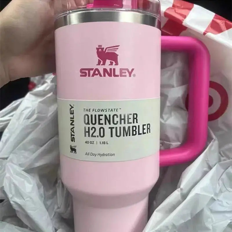 Stanley Quencher H2.0 Flow State Tumbler 30oz/40oz Insulated Thermal Coffee Cup Stainless Steel Travel Mug Vacuum Insulated Cup