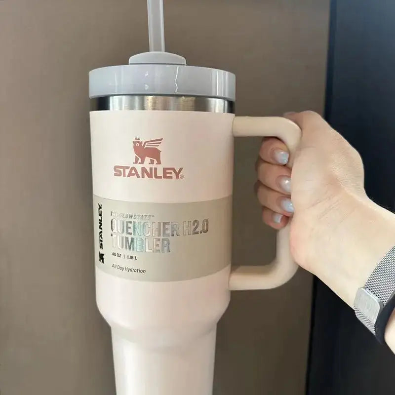 Stanley Quencher H2.0 Flow State Tumbler 30oz/40oz Insulated Thermal Coffee Cup Stainless Steel Travel Mug Vacuum Insulated Cup