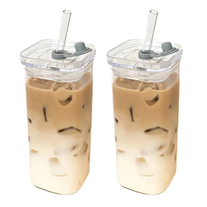 Square Heat Resistant Coffee Glass