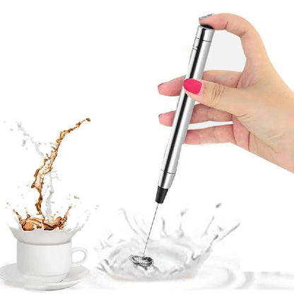 Electric Milk Frother Handheld Mini Foamer Coffee Maker Kitchen Blender Coffee Cappuccino Creamer Whisk Foam Mix Whisk Tools - Coffee Karyk